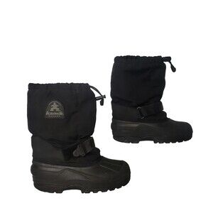 KAMIK Black Winter Snow Boots Size 5